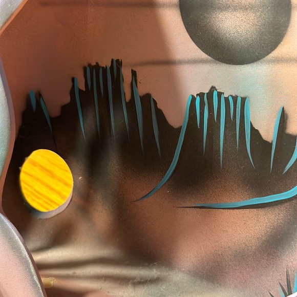 J Vincent Studios Vintage Art Pottery Southwest Cut Out Vase m - Picture 7 of 9